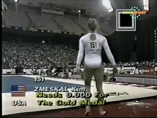 Kim Zmeskal 1991 Worlds All Around FX