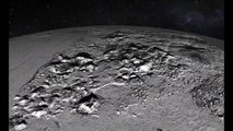 Animated Flyover of Pluto’s Icy Mountain and Plains