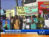 Miles marchan contra el Gobierno en Esmeraldas