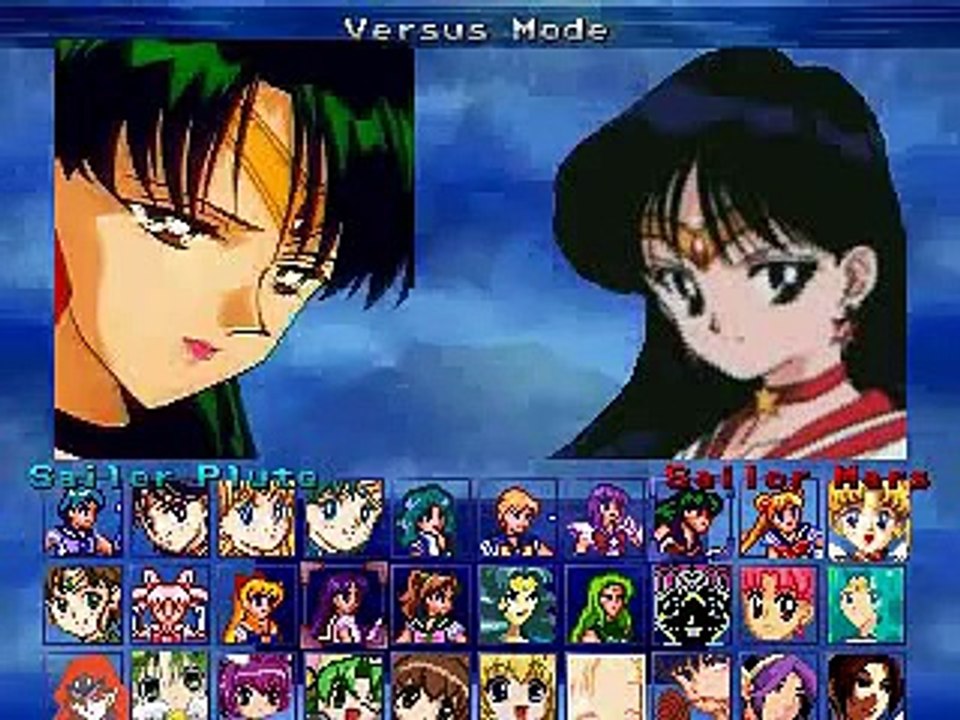 Sailor Pluto vs Sailor Mars MUGEN