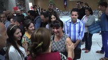 Laurent Fabius accueille 40 réfugiés en provenance d'Irak