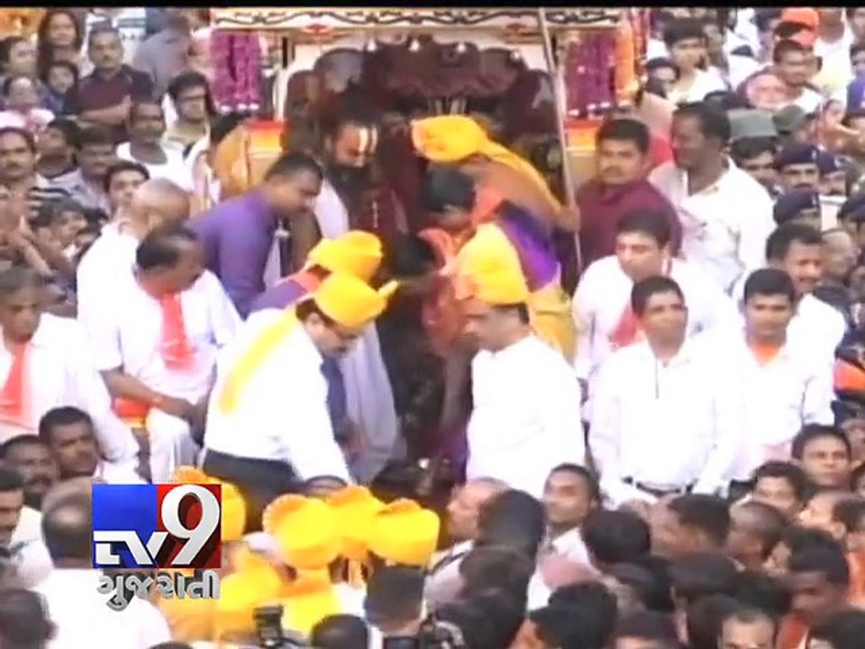CM Anandiben Patel performs 'Pahind Vidhi' for 138th Rathyatra, Ahmedabad - Tv9 Gujarati