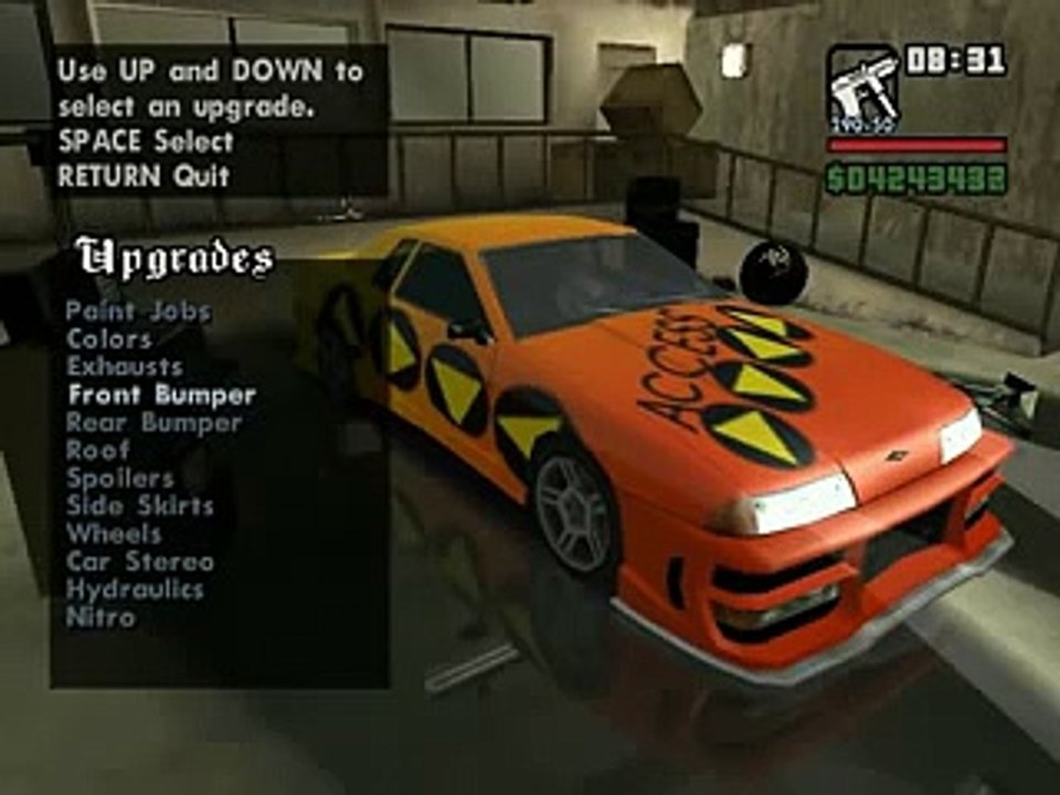 Melhor loja para tunar carros no GTA-SA