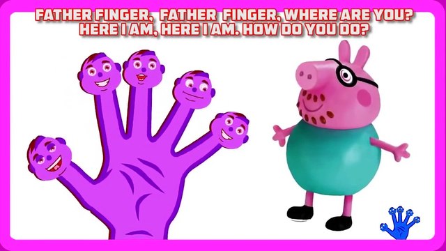 Cartoon Kids ♥ Finger Family Peppa Pig Nursery Rhymes for Children Peppa Pig daddy Finger Son ♥ Y