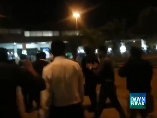 Ayyan Ali on Karachi Airport after release