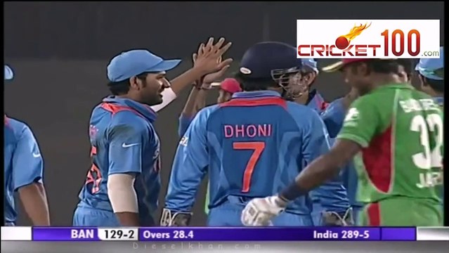 Cricket 2012 Asia Cup Match 04 India V Bangladesh Higlights DK 16 03 2012 02