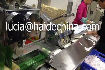Disposable wet wipe folding & wrapping machine,toothpick packaging machine
