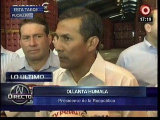 Humala: "Respaldo a Nadine y la felicito por defenderse"