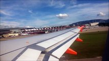Taxi and Take Off from Geneva in EasyJet A320 #16 August 2012# Flight EZS 1421
