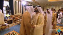 محمد بن راشد ومحمد بن زايد يستقبلان حكام الامارات وأولياء العهود ونواب الحكام