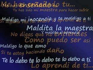 Aprendiz (letra) -Alejandro Sanz-