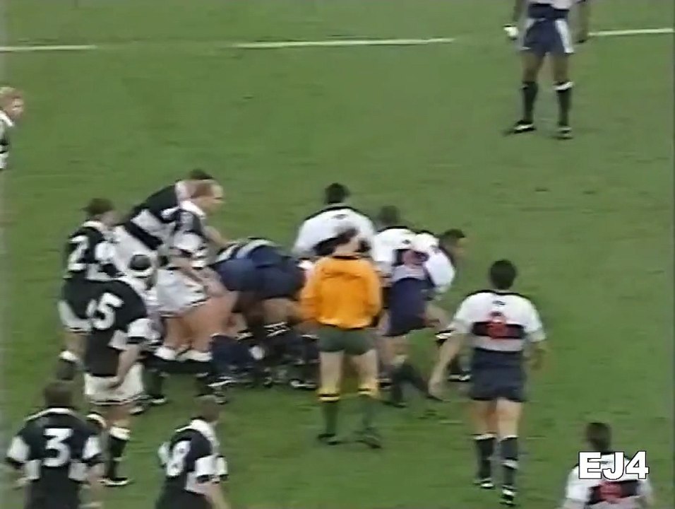 James Small tackles Lomu