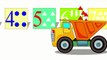 Cartoon about a tip truck. Learning numbers, shapes and colors. Cars for children