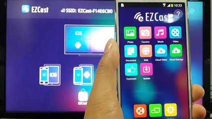 EZCast Samsung Galaxy Note3 Miracast connection(android 4.3) old