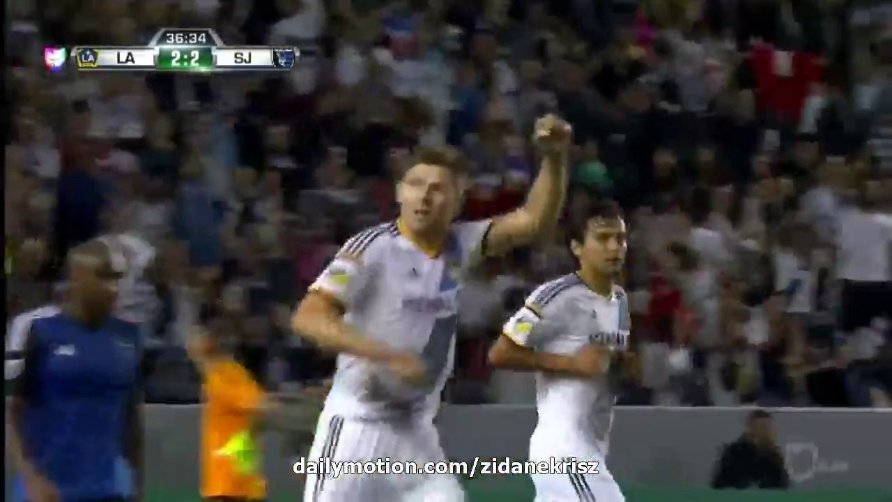 Steven Gerrard First Goal in Los Angeles Galaxy - LA Galaxy v. San Jose Earthquakes 18.07.2015 MLS