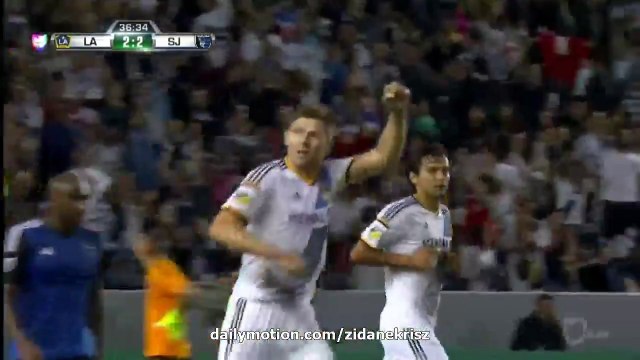 Steven Gerrard First Goal in Los Angeles Galaxy - LA Galaxy v. San Jose Earthquakes 18.07.2015 MLS