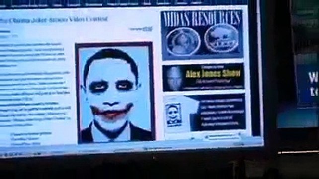 Alex Jones Tv 1/3 Special Broadcast Alex as THE JOKER!!