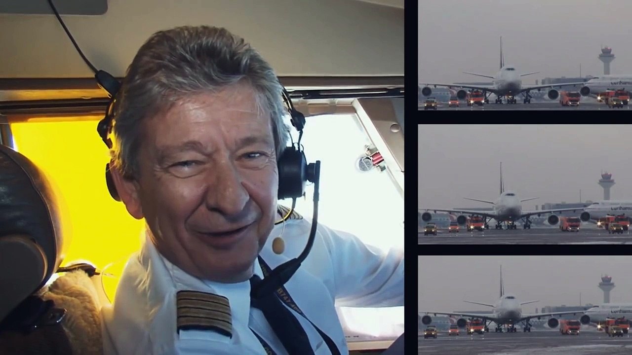 Boeing 747 Lufthansa Cockpit Los Angeles