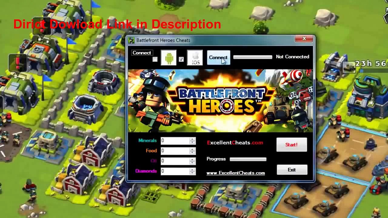 Battlefront Heroes Hack 2014 free Oil, Minerals, Diamonds