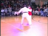 Martial Arts Demonstration - little girl fights off man