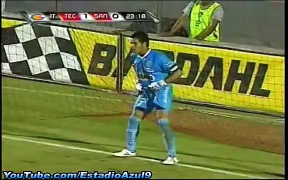 Mexico Apertura 2009 - Jornada 7 - Estudiantes Tecos vs Santos - 04/09/09 - Resumen + Bronca