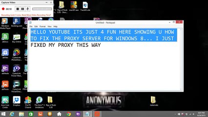 HOW TO FIX PROXY SERVER WINDOWS 8