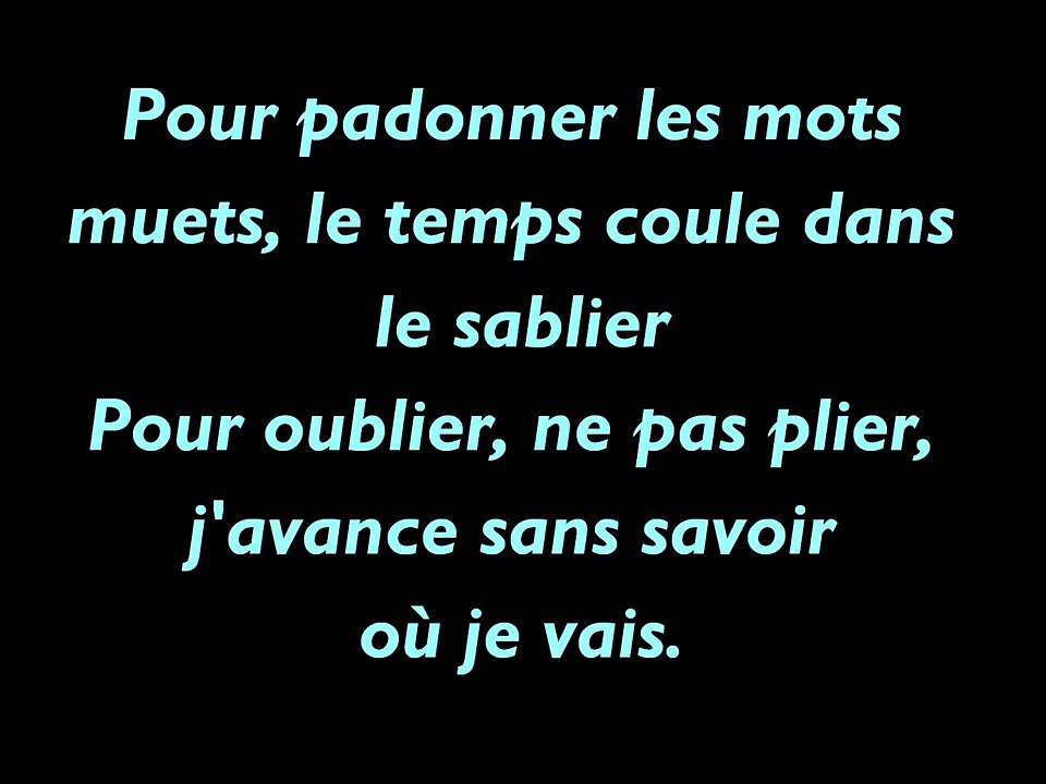 Zaho Tourner la page PAROLES