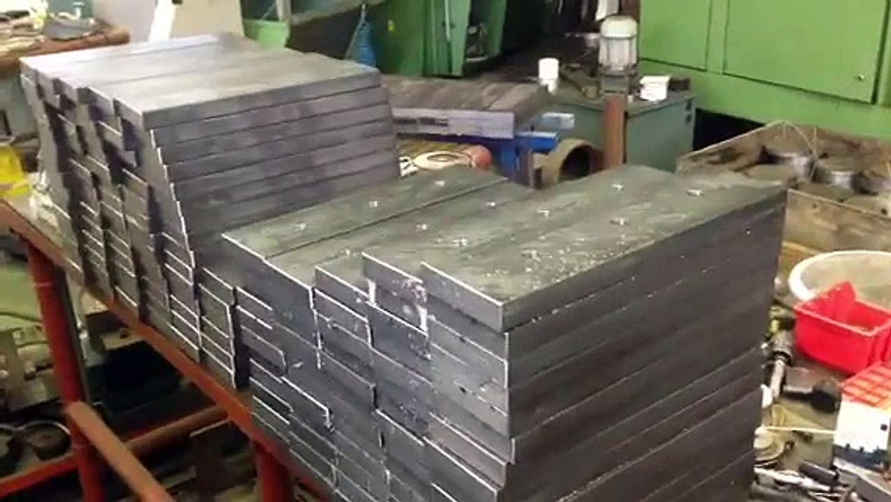 Weight stack for gym equipment manufacturing