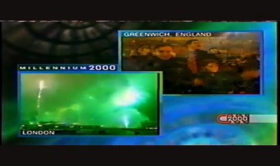 CNN 31 December 1999, Year 2000 celebration in London