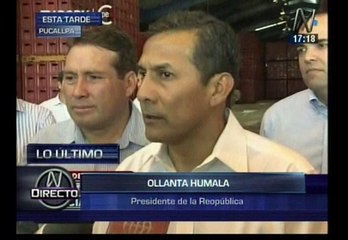 Humala: "Respaldo a Nadine y la felicito por defenderse"