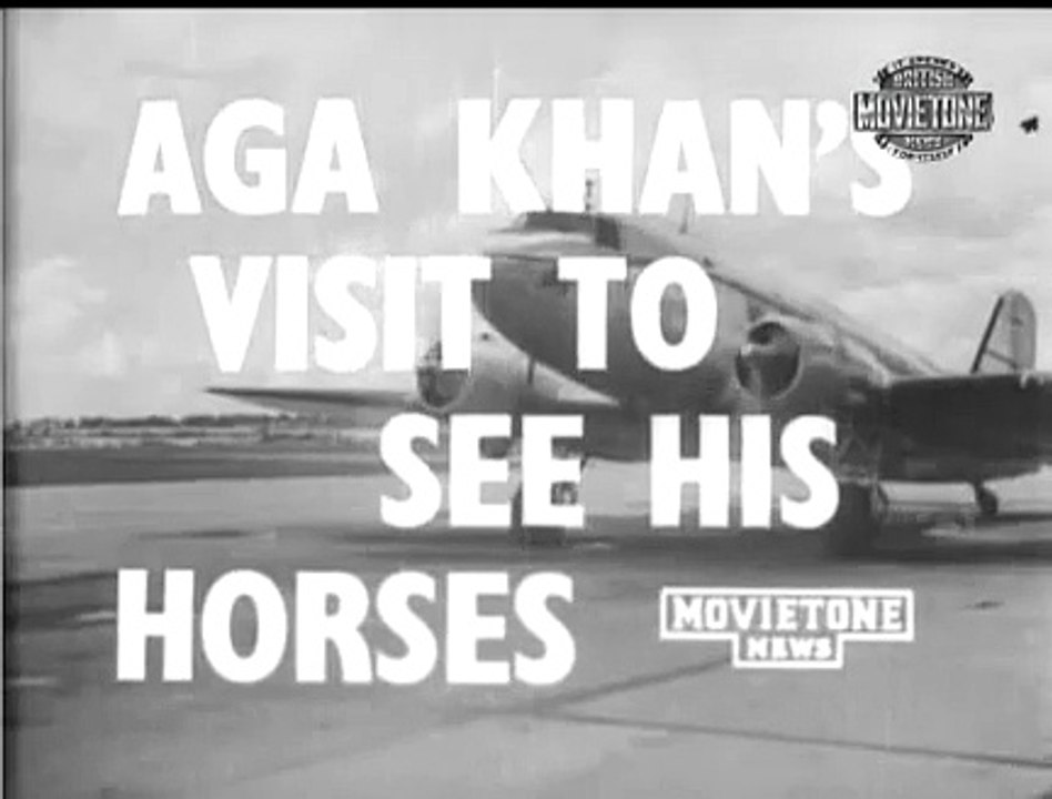 Aga Khan 3 arrives to see His horses