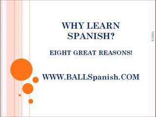 Why Learn Spanish