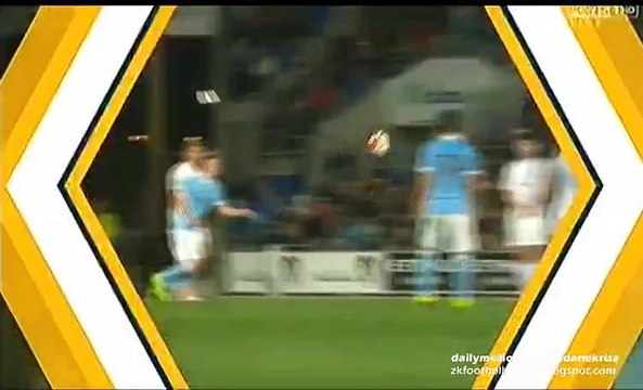 Yaya Touré Free-kick Hits the Crossbar - Manchester City v. Melbourne City - Friendly match 18.07.2015