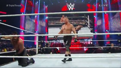 2015.01.25- Brock Lesnar vs. John Cena vs. Seth Rollins- Royal Rumble