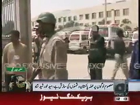 Karachi bus Attack 13 May 2015 PM Narendra Modi condemns Karachi Bus Attack