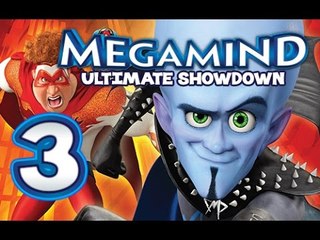 Megamind: Ultimate Showdown Walkthrough Part 3 (PS3, X360) Level 3 - Demolition Site
