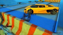 GTA 5  Funny Moments - Super Jumping Cop Car! (Snipers Vs Stunters! Epic Snipe)