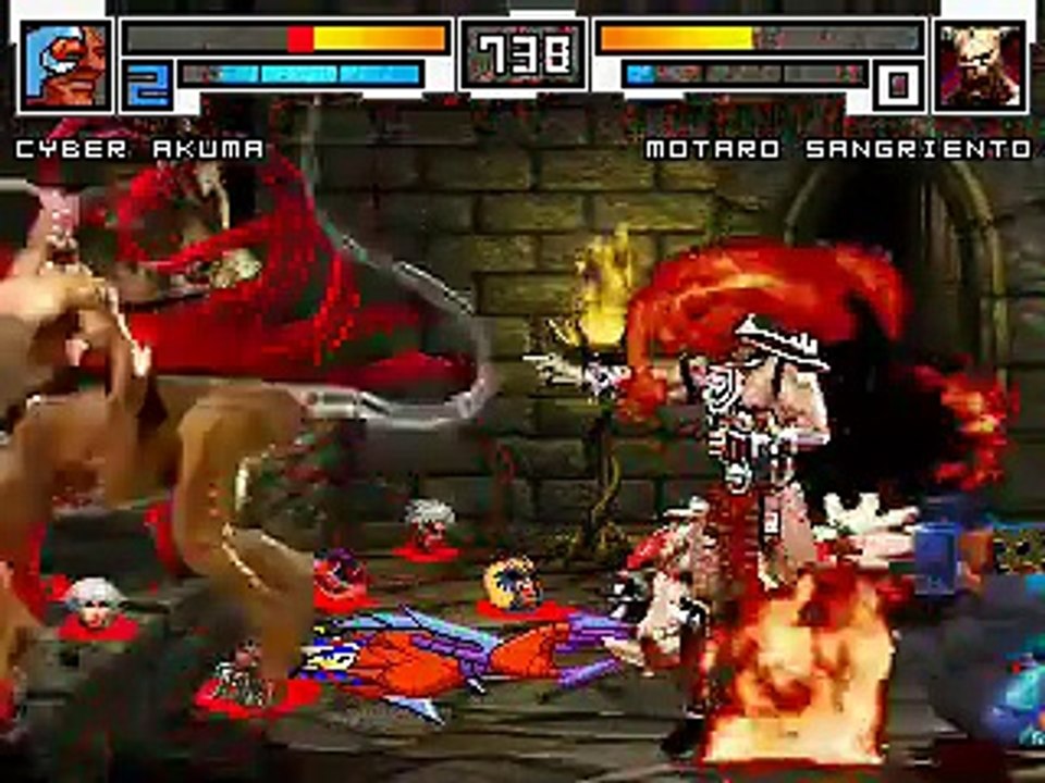 CD10K Mugen: Cyber Akuma vs. Motaro Sangriento