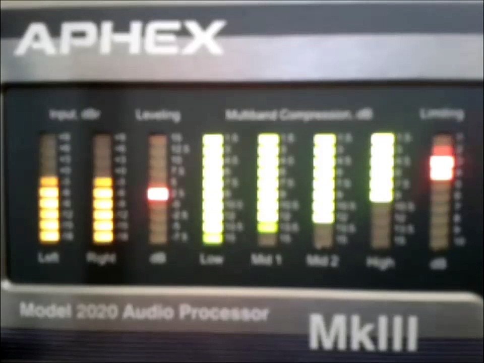 Aphex 2020 mk3 - Broadcast audio processor - TEST