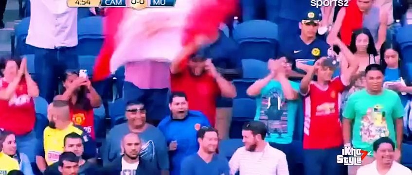 America vs Manchester United : Morgan Schneiderlin marque son premier but