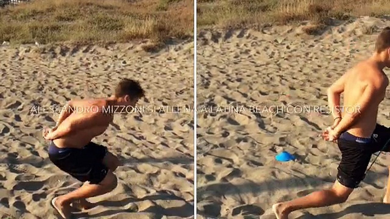 ENTRAINEMENT SPECIFIQUE VITESSE AVEC ELASTIQUE RESISTOR SUR LA PLAGE