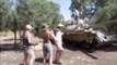 Syrian and Israeli tanks near Katzrin, the Golan Heights. Tour Guide: Zahi Shaked