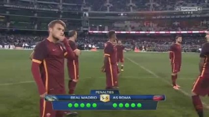 6-7 Real Madrid vs As Roma # Full Penalties 18.07.2015