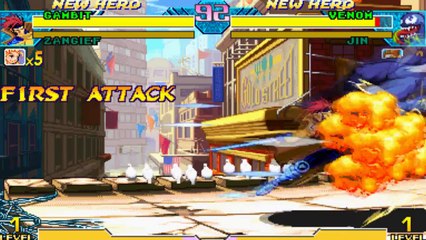 Marvel Vs Capcom - Gambit Combo