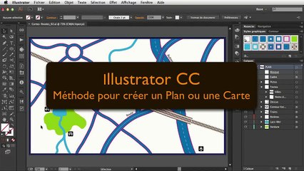 Illustrator CC : Méthode "Dynamique" pour créer un Plan ou une Carte