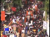 Procession comprising elephants, trucks return, reaches Shahpur - Tv9 Gujarati