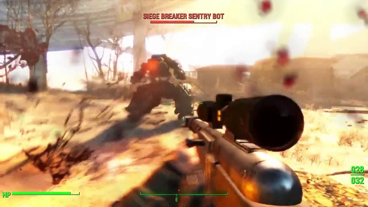 Fallout 4 – Combat Gameplay (Direct Feed)