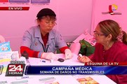 Panamericana TV y el Ministerio de Salud desarrollaron importante campaña médica-II