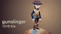 3D Low-Poly Character Reel