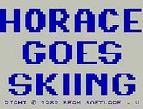 Horace Goes Skiing Spectrum ZX